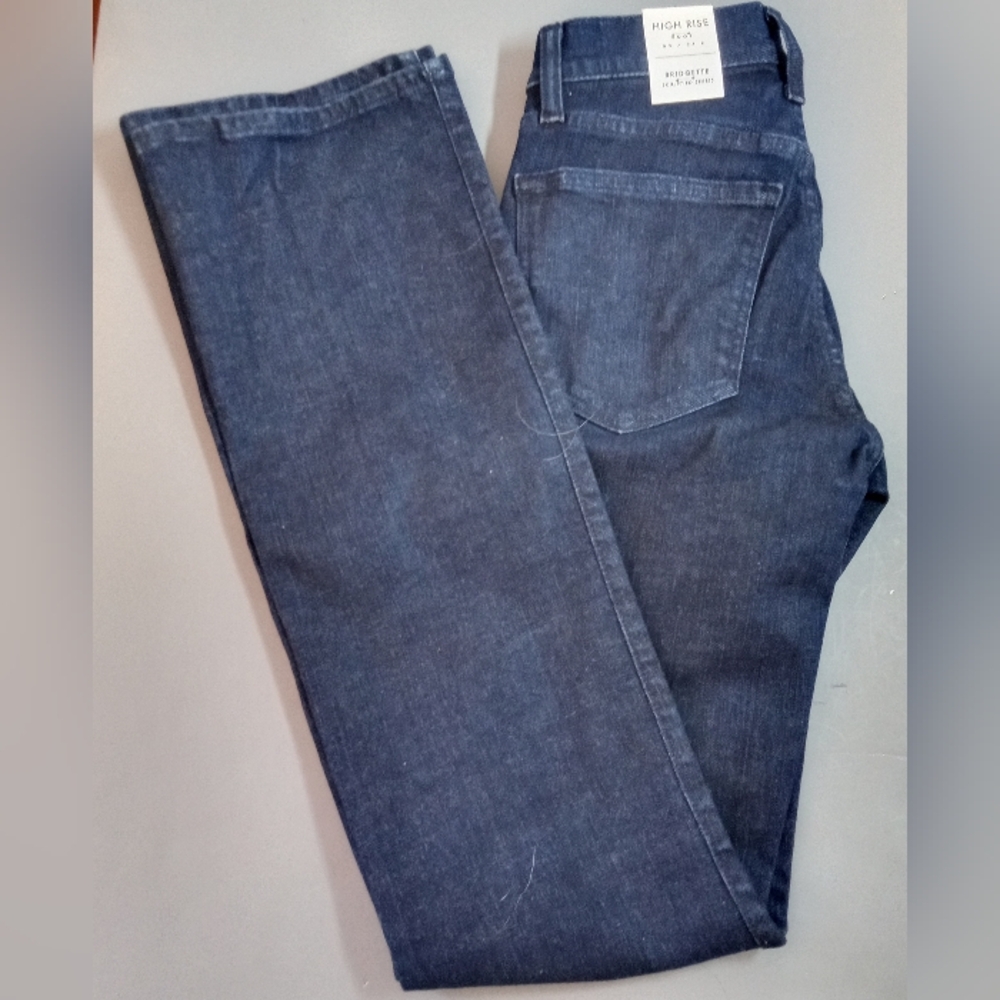 Lucky Brand Dark Blue High Rise Boot Cut Bridgette Jeans Women's Size 00/24 NWT